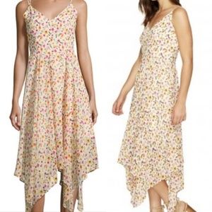 romeo & juliet couture asymmetrical floral dress M